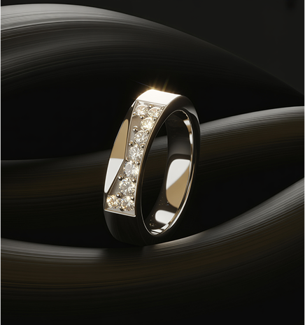 Half-Eternity women’s  wedding ring