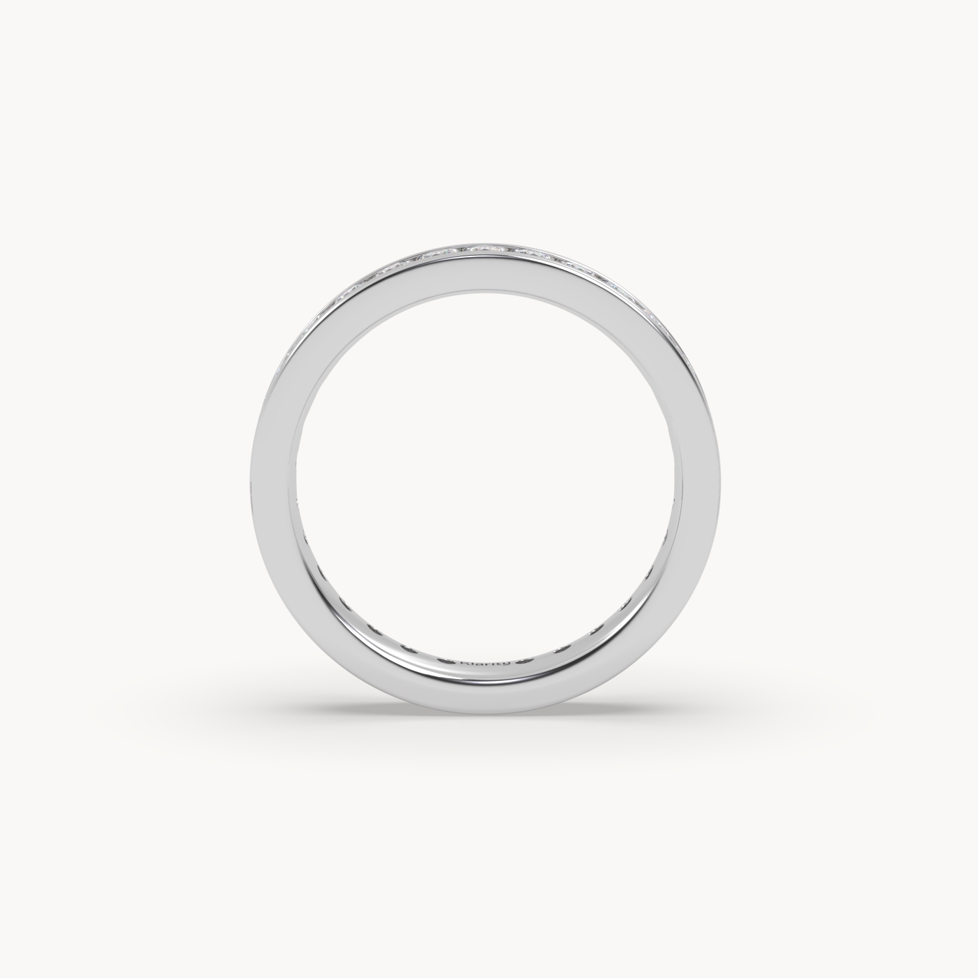 18k white gold  round brilliant diamond eternity ring – 1.20 tcw luxury wedding band