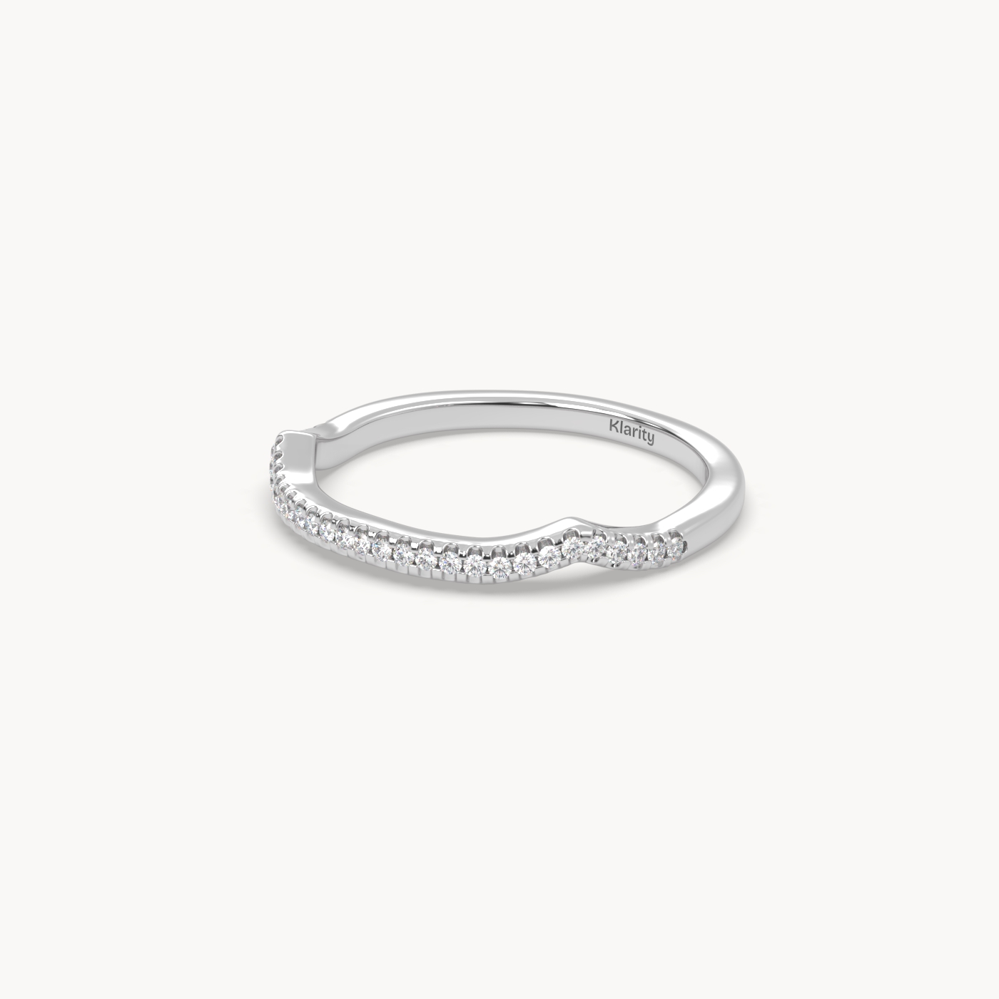 pt platinum  round cut diamond half eternity wedding band – 0.11ct total diamond weight Photos & images